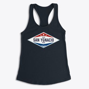 San Ygnacio Texas Diamond Star Women's Racerback Tank