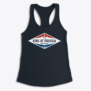 King Of Prussia Pennsylvania Diamond Star Women's Racerback Tank