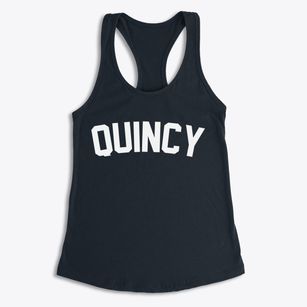 Quincy Illinois Classic Curve Women's Racerback Tank