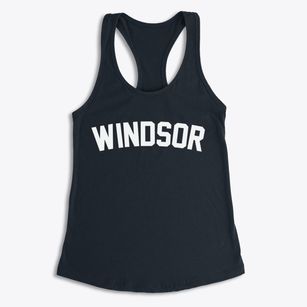 Windsor Connecticut Classic Curve Women's Racerback Tank