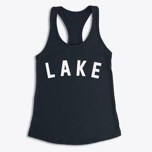 Lake Wisconsin Classic Curve Women's Racerback Tank