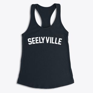Seelyville Indiana Classic Curve Women's Racerback Tank