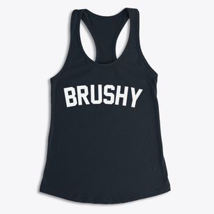 Brushy Oklahoma Classic Curve Women's Racerback Tank
