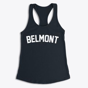 Belmont Maine Classic Curve Women's Racerback Tank