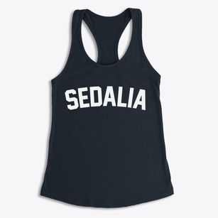 Sedalia Missouri Classic Curve Women's Racerback Tank