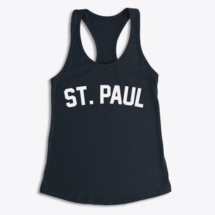 St. Paul Kansas Classic Curve Women's Racerback Tank