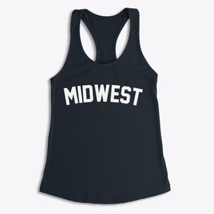 Midwest Wyoming Classic Curve Women's Racerback Tank