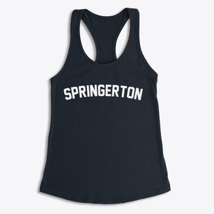 Springerton Illinois Classic Curve Women's Racerback Tank