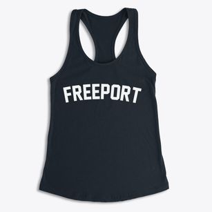 Freeport Kansas Classic Curve Women's Racerback Tank
