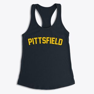 Pittsfield Massachusetts Classic Curve Women's Racerback Tank