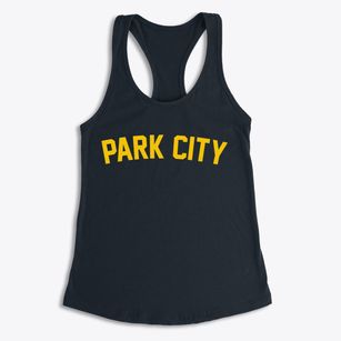 Park City Utah Classic Curve Women's Racerback Tank
