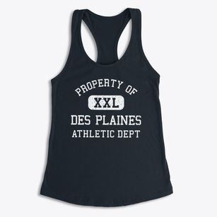 Des Plaines Illinois Athletic Dept Women's Racerback Tank