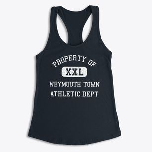 Weymouth Town Massachusetts Athletic Dept Women's Racerback Tank