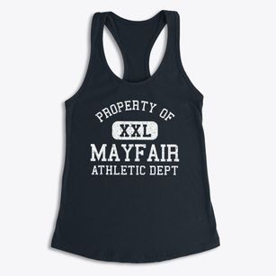 Mayfair California Athletic Dept Women's Racerback Tank