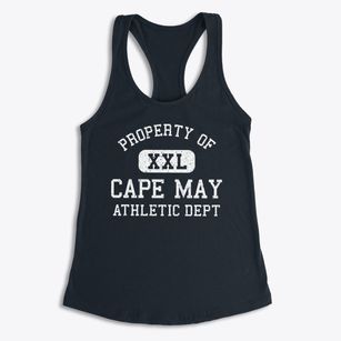 Cape May New Jersey Athletic Dept Women's Racerback Tank