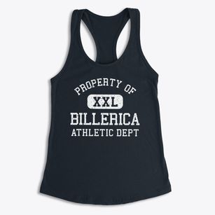 Billerica Massachusetts Athletic Dept Women's Racerback Tank
