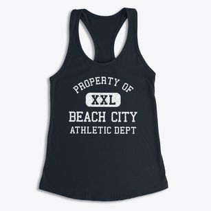 Beach City Texas Athletic Dept Women's Racerback Tank