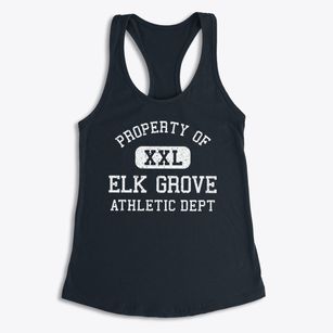 Elk Grove California Athletic Dept Women's Racerback Tank