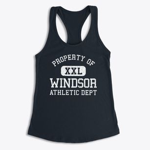 Windsor Connecticut Athletic Dept Women's Racerback Tank