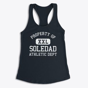 Soledad California Athletic Dept Women's Racerback Tank