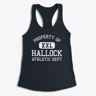Hallock Minnesota Athletic Dept Women's Racerback Tank