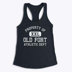 Old Fort North Carolina Athletic Dept Women's Racerback Tank