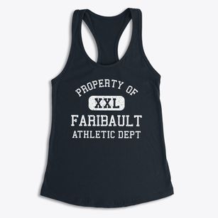 Faribault Minnesota Athletic Dept Women's Racerback Tank