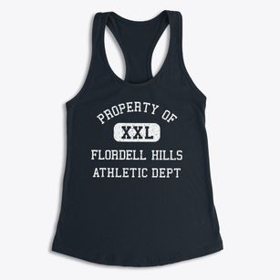 Flordell Hills Missouri Athletic Dept Women's Racerback Tank