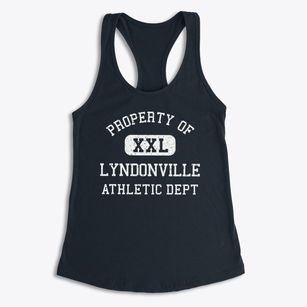 Lyndonville New York Athletic Dept Women's Racerback Tank