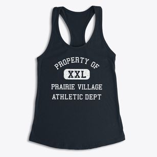 Prairie Village Kansas Athletic Dept Women's Racerback Tank