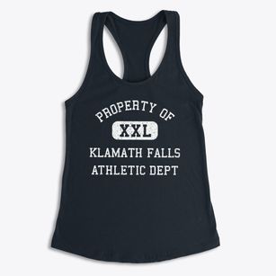 Klamath Falls Oregon Athletic Dept Women's Racerback Tank