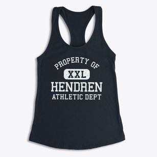 Hendren Wisconsin Athletic Dept Women's Racerback Tank