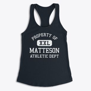 Matteson Illinois Athletic Dept Women's Racerback Tank