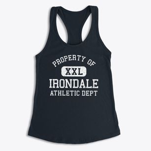 Irondale Missouri Athletic Dept Women's Racerback Tank