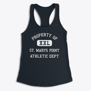 St. Marys Point Minnesota Athletic Dept Women's Racerback Tank