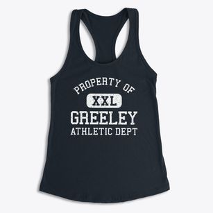 Greeley Colorado Athletic Dept Women's Racerback Tank