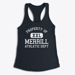 Merrill Maine Athletic Dept Women's Racerback Tank