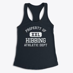 Hibbing Minnesota Athletic Dept Women's Racerback Tank