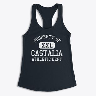 Castalia Iowa Athletic Dept Women's Racerback Tank