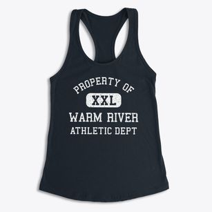 Warm River Idaho Athletic Dept Women's Racerback Tank