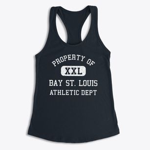 Bay St. Louis Mississippi Athletic Dept Women's Racerback Tank