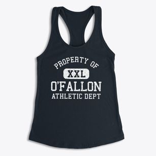 O'fallon Missouri Athletic Dept Women's Racerback Tank