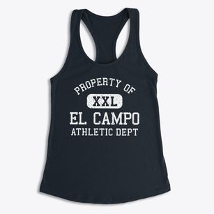 El Campo Texas Athletic Dept Women's Racerback Tank