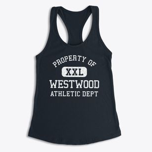 Westwood New Jersey Athletic Dept Women's Racerback Tank