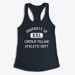Lincoln Village Ohio Athletic Dept Women's Racerback Tank