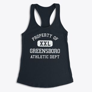 Greensboro North Carolina Athletic Dept Women's Racerback Tank