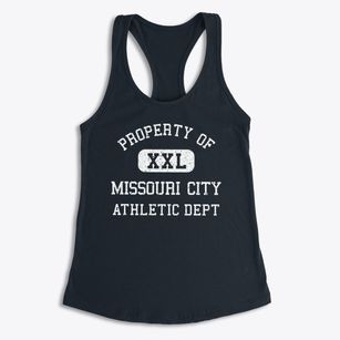 Missouri City Texas Athletic Dept Women's Racerback Tank