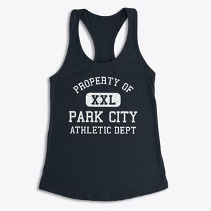 Park City Utah Athletic Dept Women's Racerback Tank