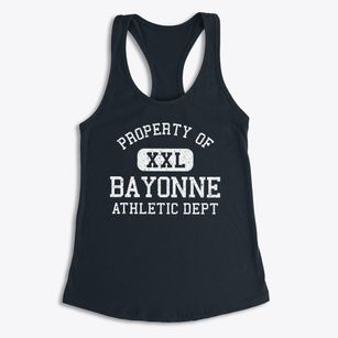 Bayonne New Jersey Athletic Dept Women's Racerback Tank