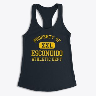 Escondido California Athletic Dept Women's Racerback Tank